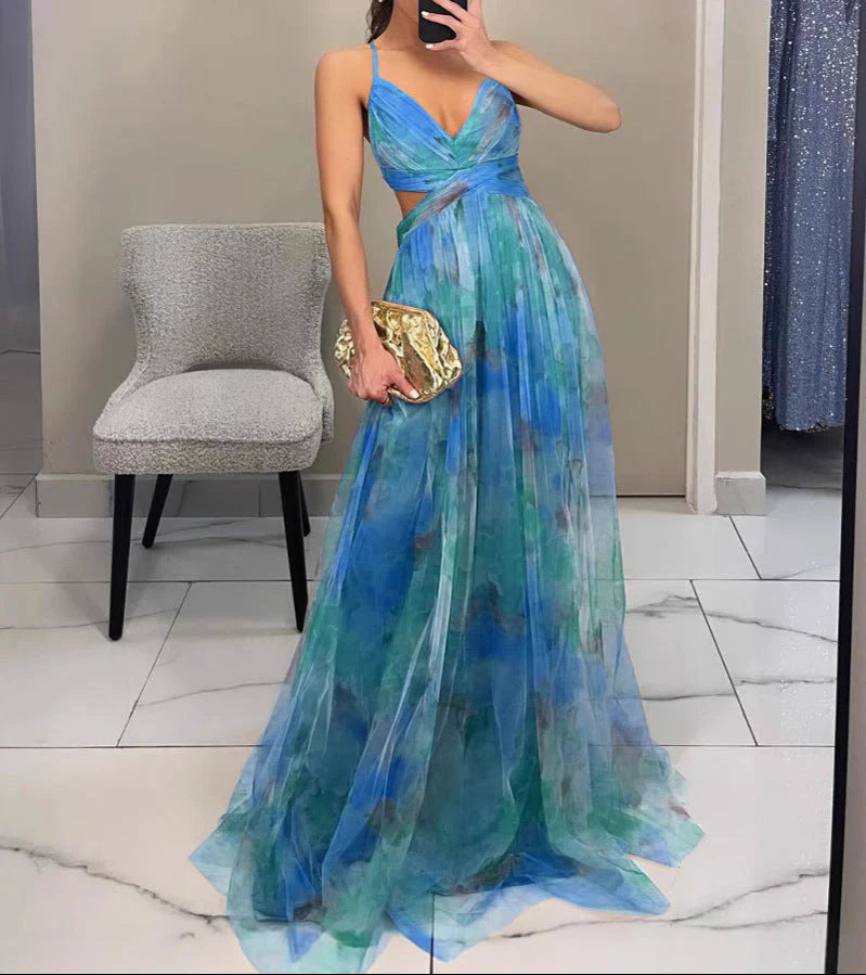 Auviero™ | Robe Maxi Élégance Florale