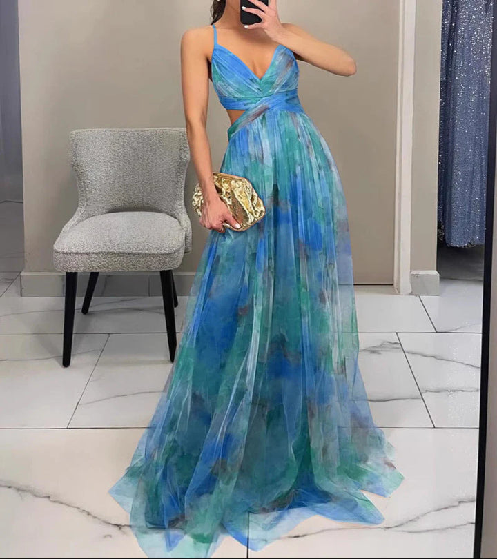 Auviero™ | Robe Maxi Élégance Florale