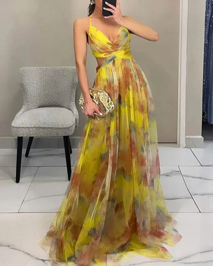 Auviero™ | Robe Maxi Élégance Florale