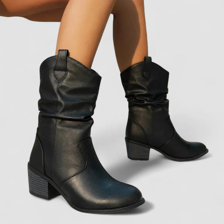 Auviero™ | Bottes en cuir orthopédique Vivian