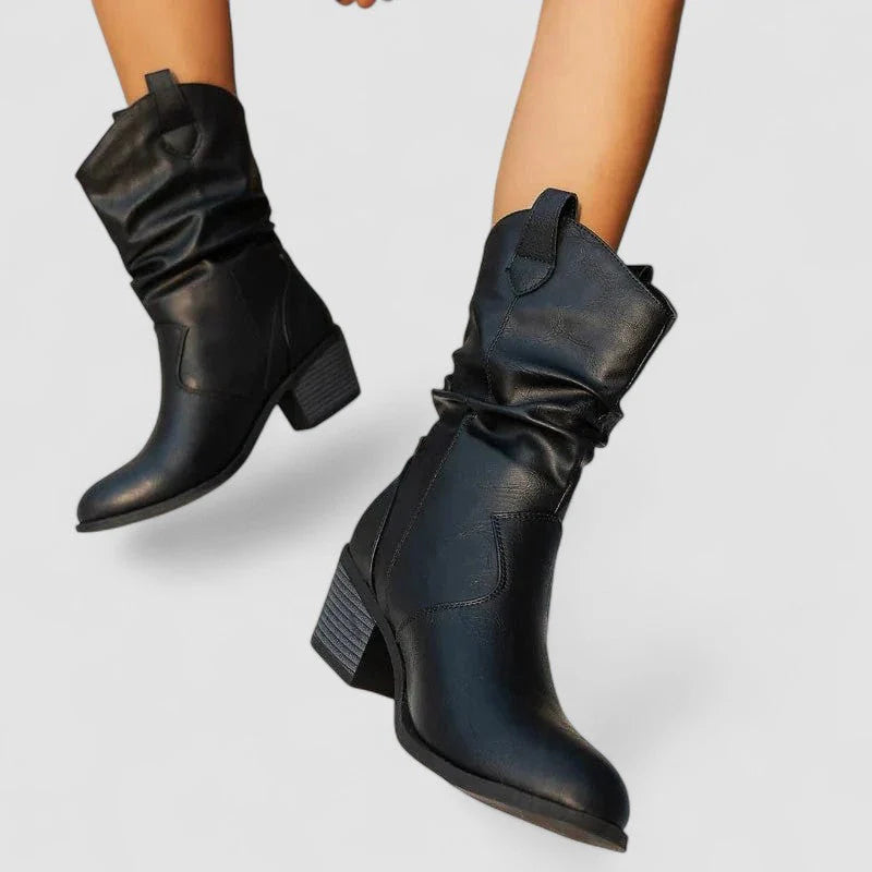 Auviero™ | Bottes en cuir orthopédique Vivian