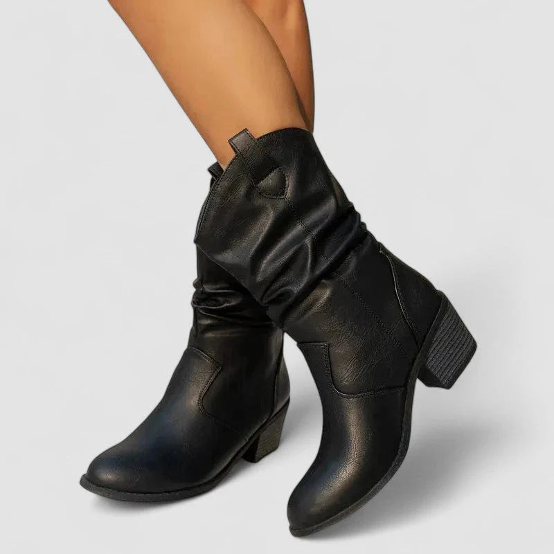 Auviero™ | Bottes en cuir orthopédique Vivian
