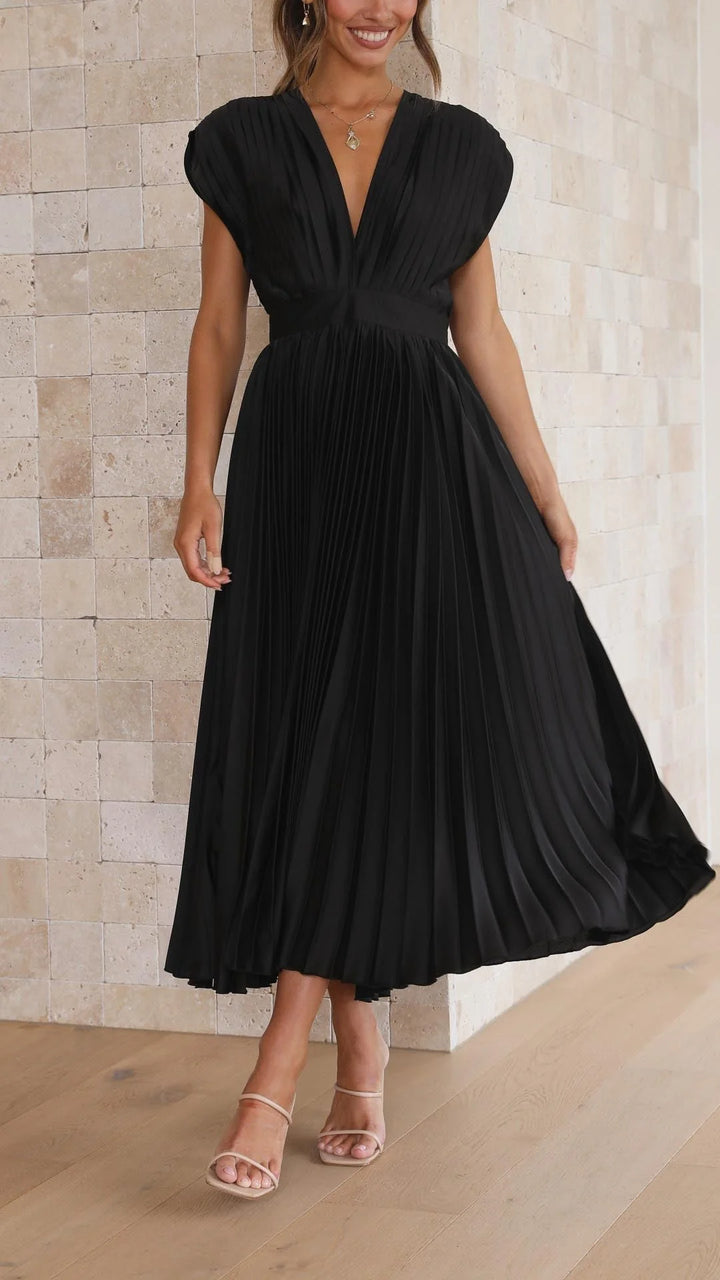 Auviero™ | Robe Élégante en Plis