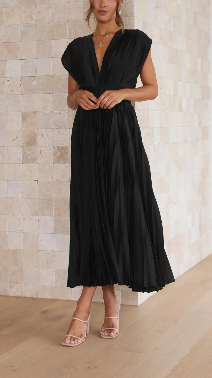 Auviero™ | Robe Élégante en Plis