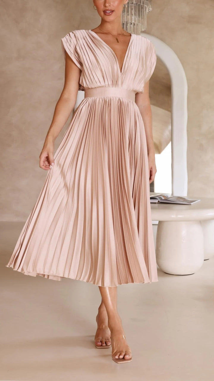 Auviero™ | Robe Élégante en Plis