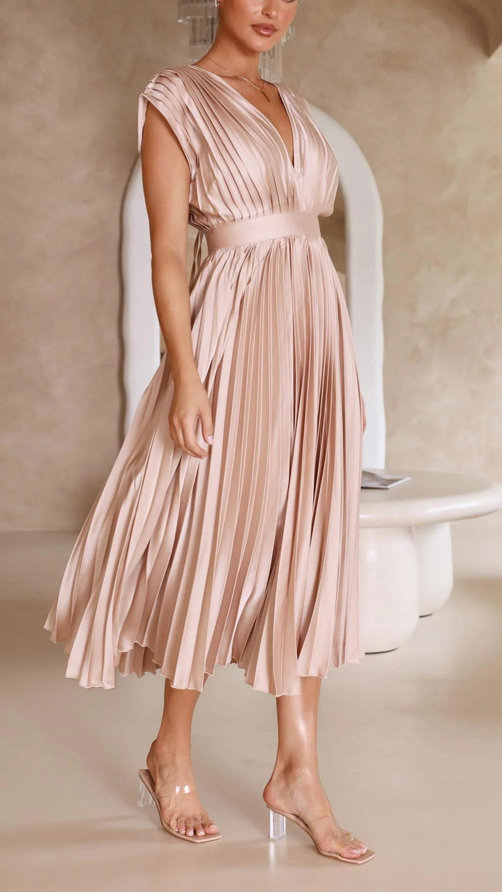 Auviero™ | Robe Élégante en Plis