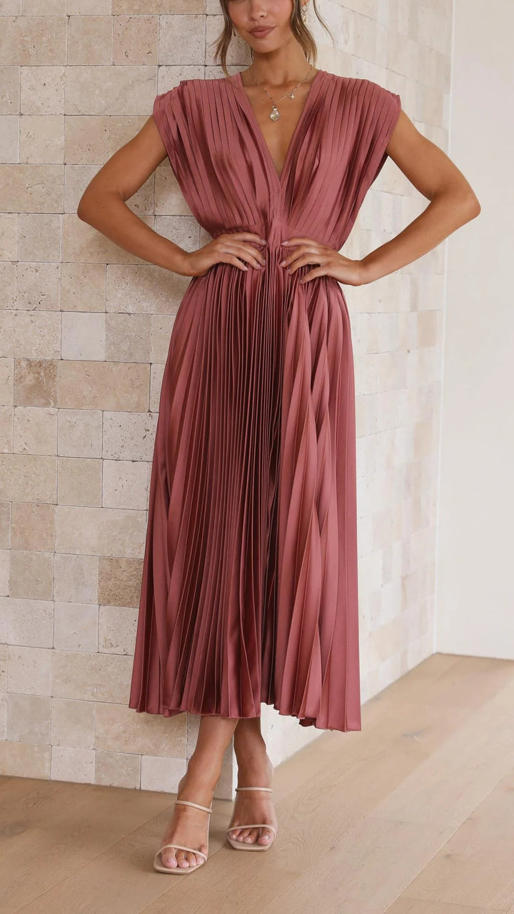 Auviero™ | Robe Élégante en Plis