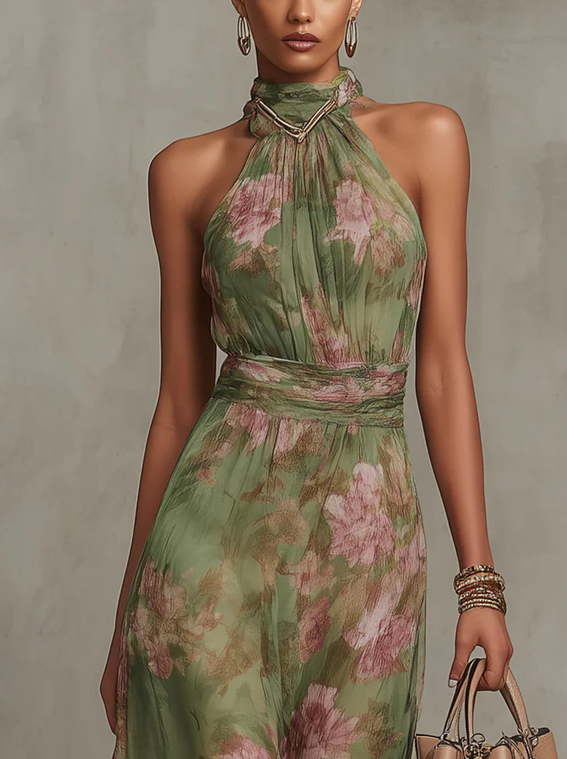 Auviero™ | Robe Longue Élégante Florale Élise