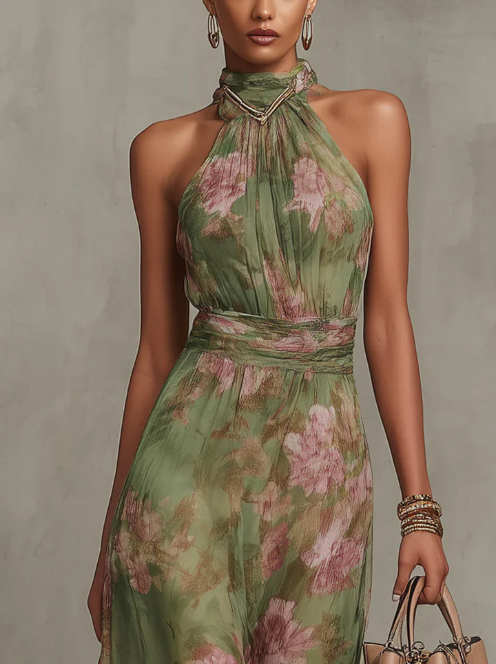 Auviero™ | Robe Longue Élégante Florale Élise