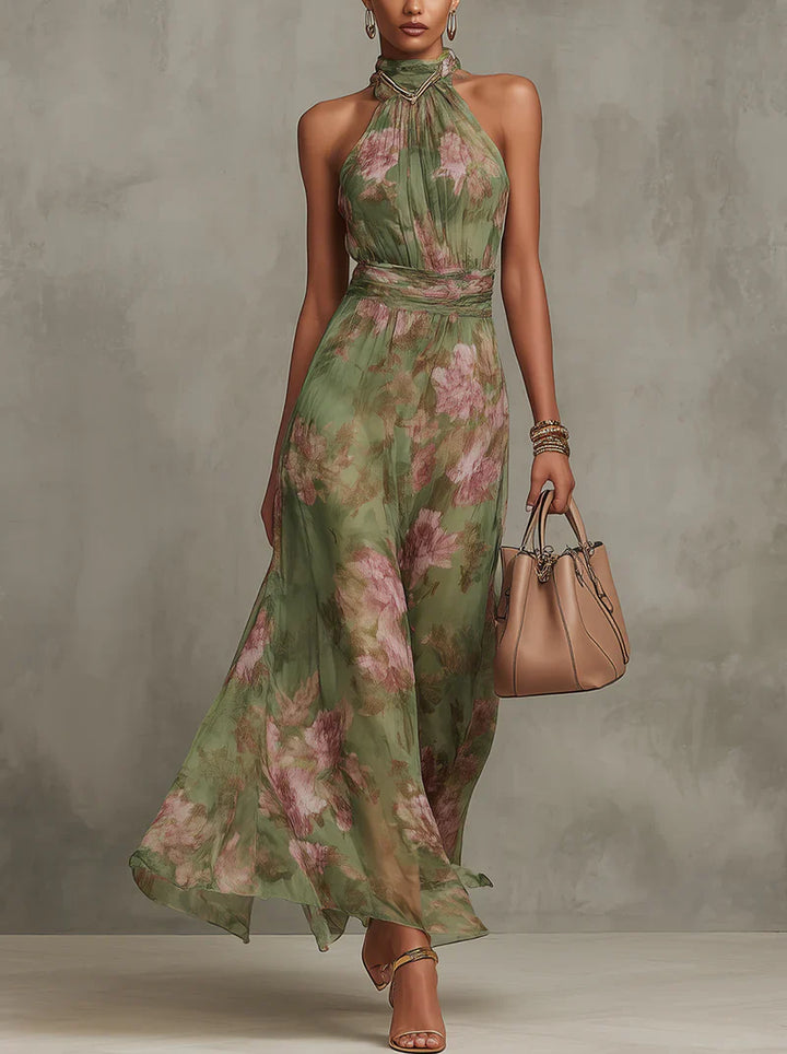 Auviero™ | Robe Longue Élégante Florale Élise