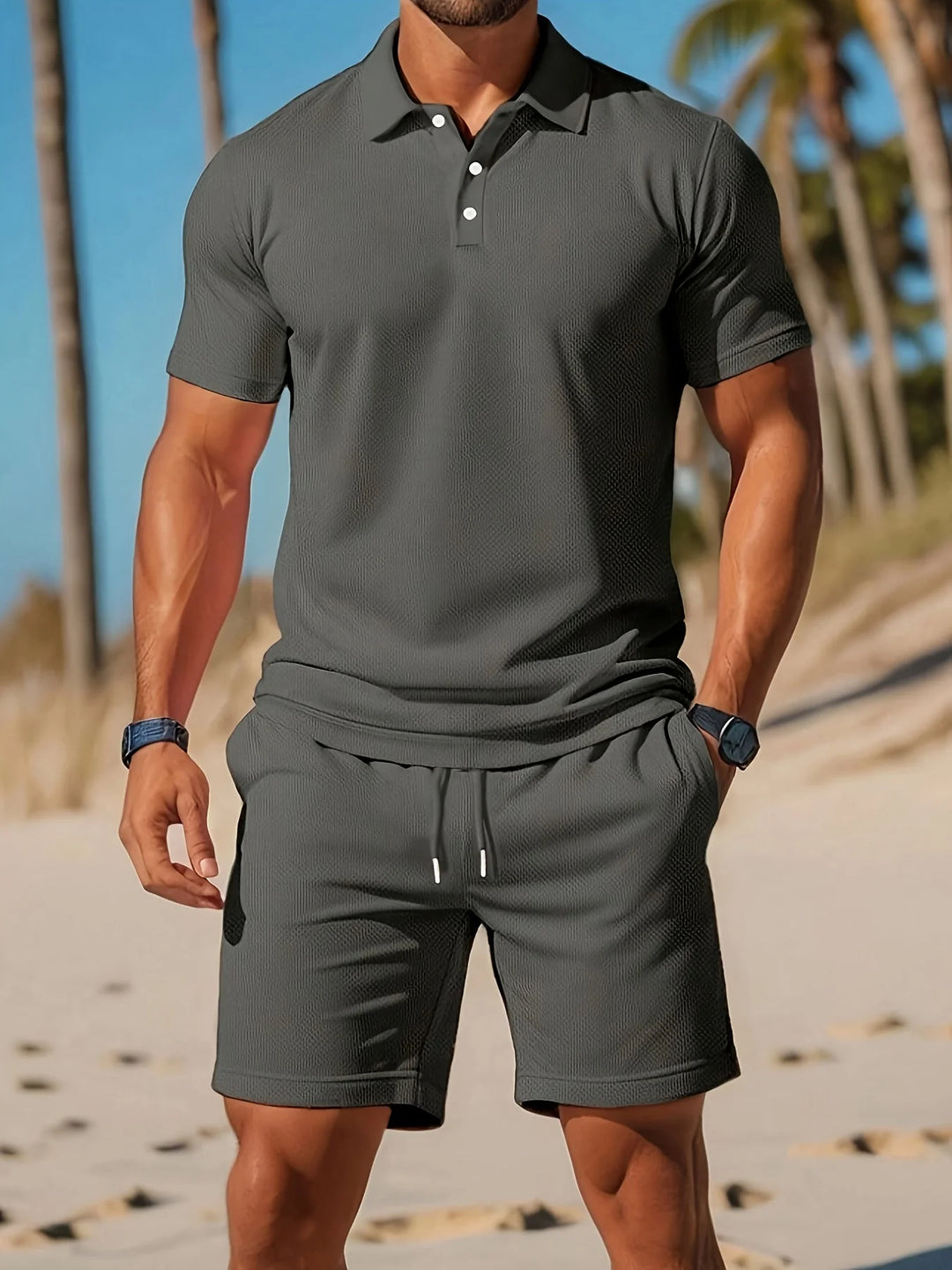 Ensemble Polo et Shorts Respirants