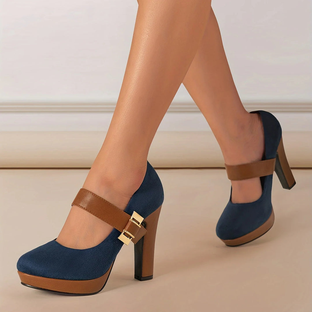 Freya™ | Escarpins Élégants à Talon Confortable
