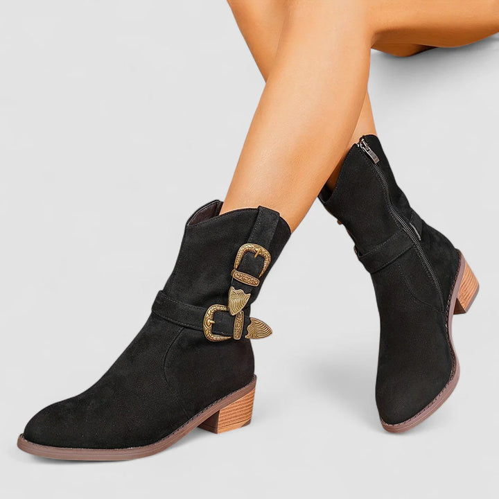 Auviero™ | Bottes Western Orthopédiques Rosa