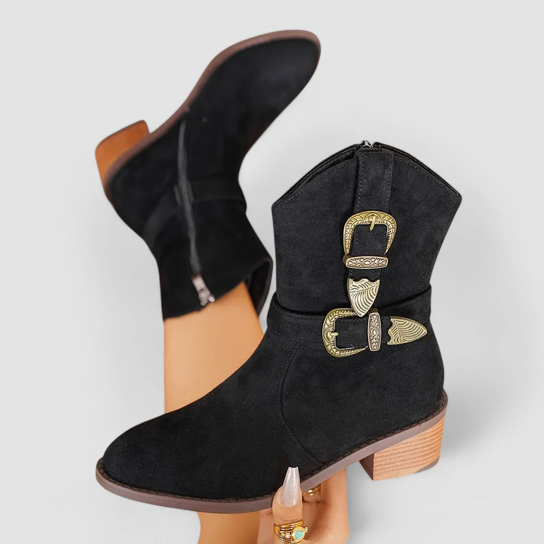 Auviero™ | Bottes Western Orthopédiques Rosa