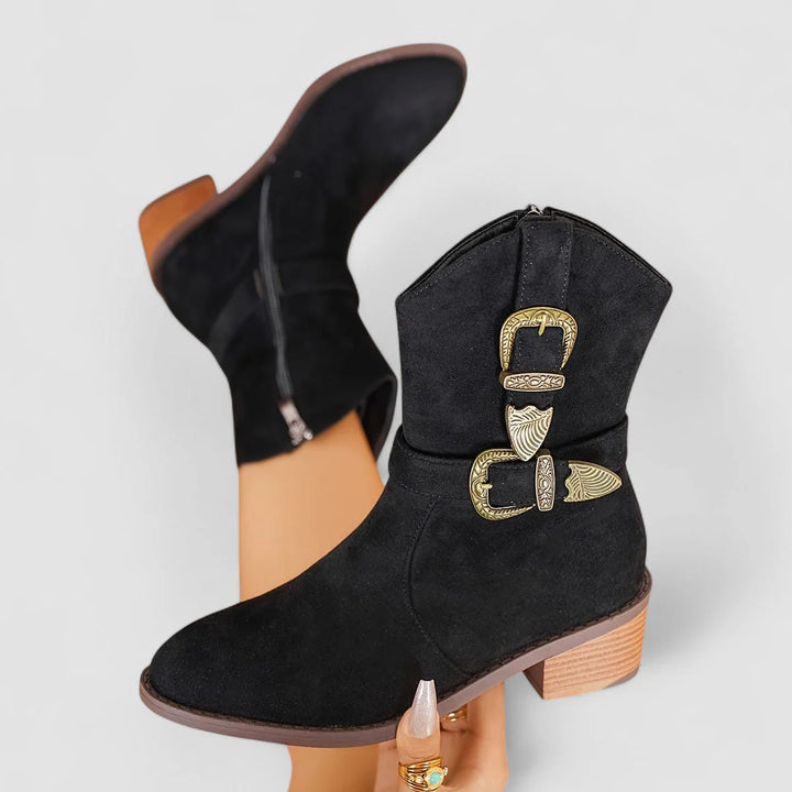Auviero™ | Bottes Western Orthopédiques Rosa