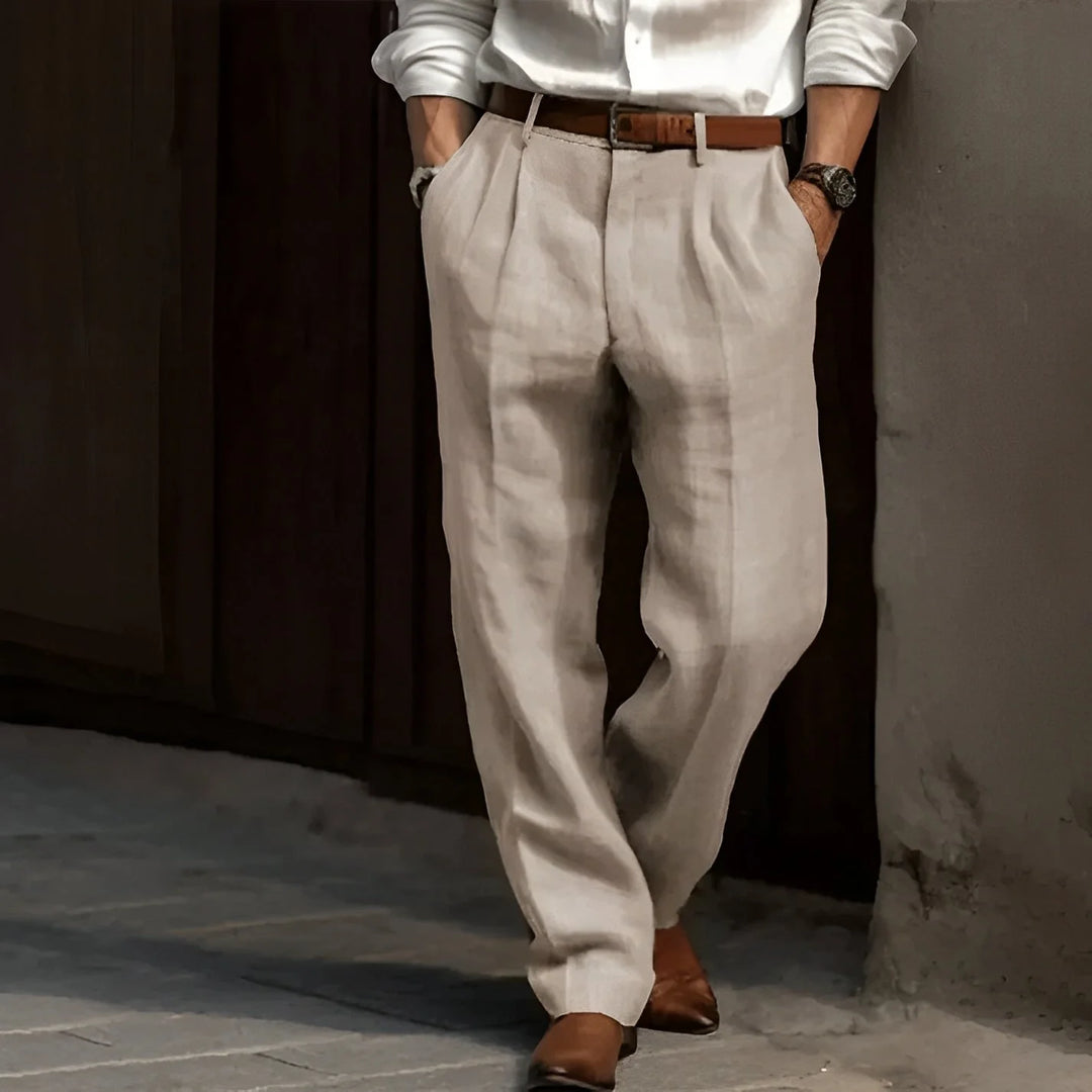 Carlos™ | Pantalon en lin rétro pour homme