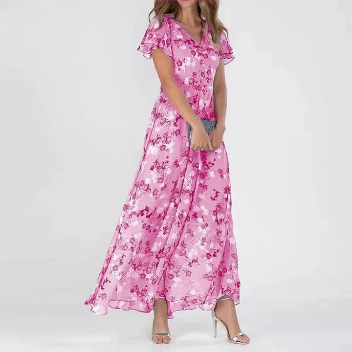 Romane™ | Robe Longue Fleurie Élina