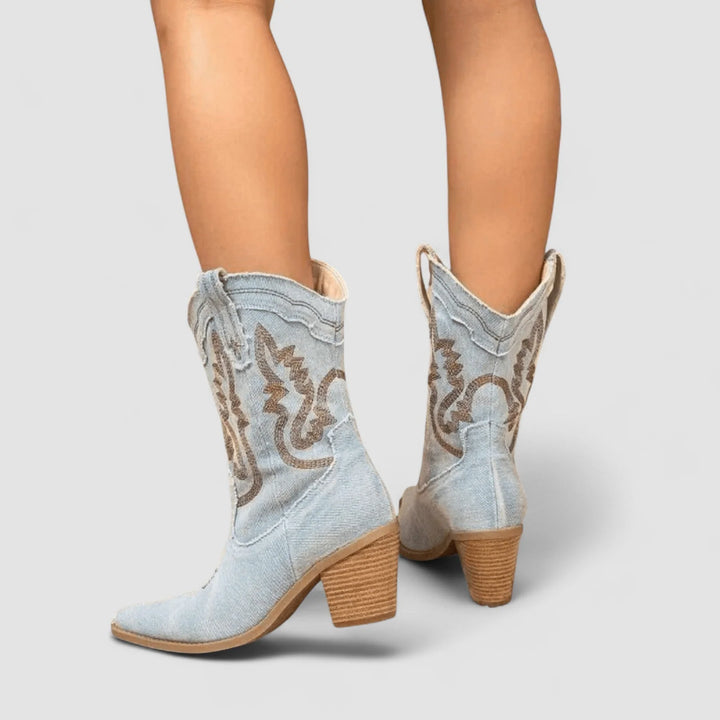 Auviero™ | Bottines en Denim Orthopédique Selena